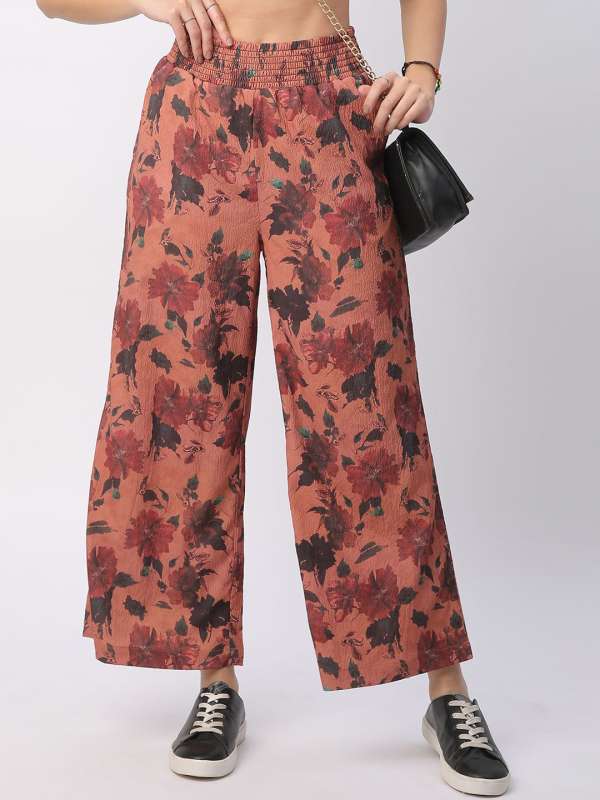 Palazzos Buy Palazzo Pants Online for Women Myntra