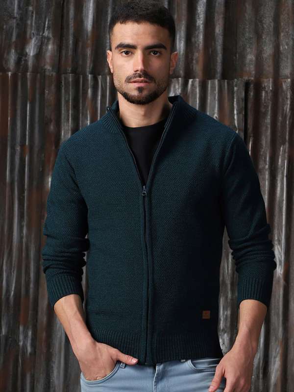 Blue Men Sweaters Cardigans Buy Blue Men Sweaters Cardigans online in India