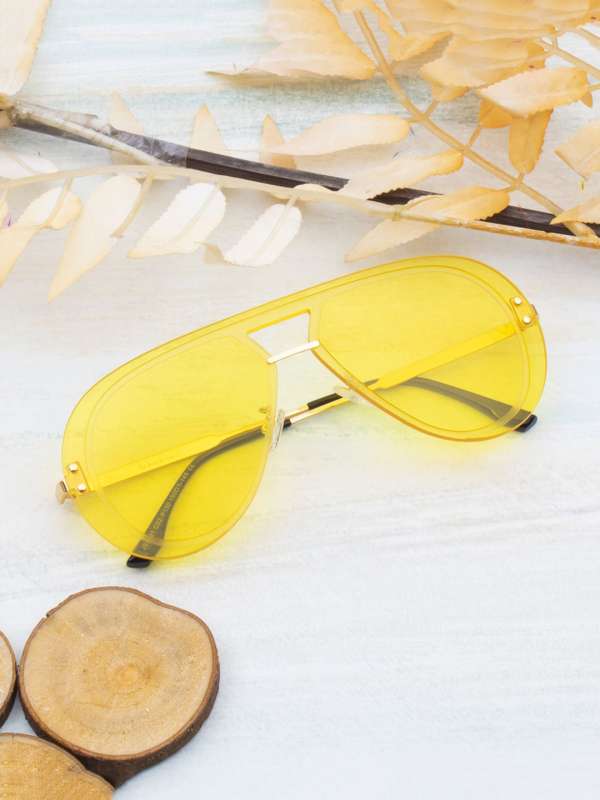Yellow aviator sunglasses india cheap