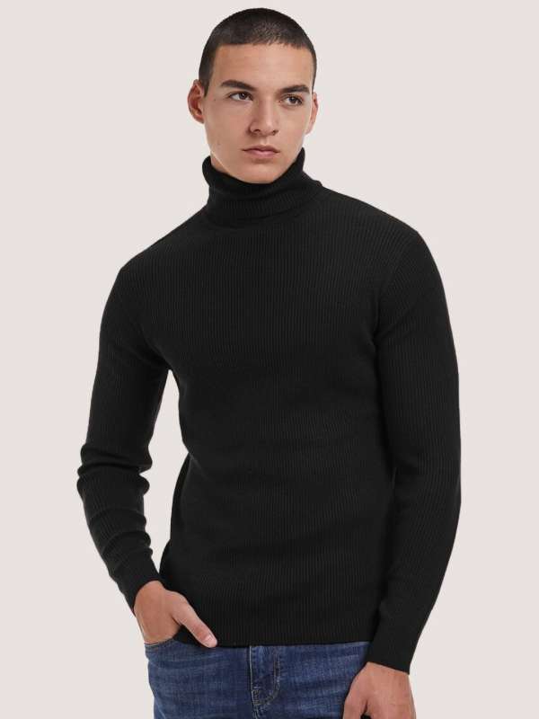 High neck mens sweatshirts online
