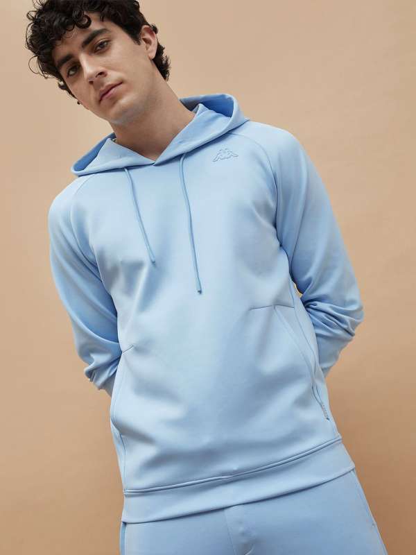 Kappa hoodie light blue new arrivals