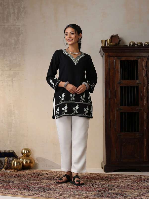 Cozy Woolen Kurtis for Winter Elegance Available on Myntra