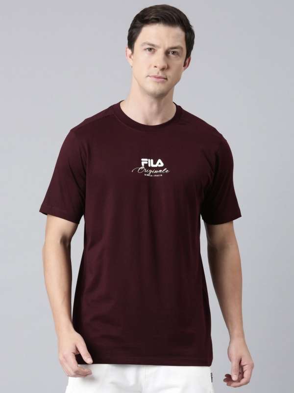 Fila t shirt myntra deals