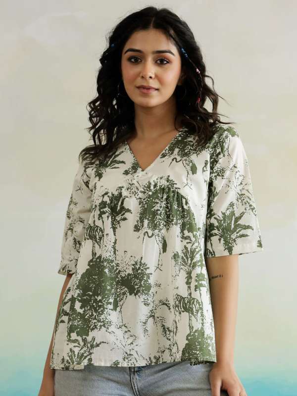 Cotton Tops Buy Stylish Cotton Tops Online Myntra
