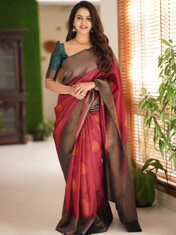Myntra kanjivaram silk sarees deals