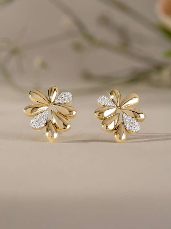 Tanishq Earrings Buy Tanishq Earrings Online in India Myntra