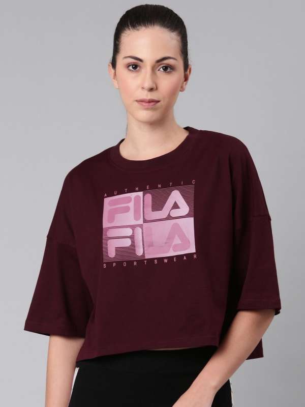 Womens fila tshirt hot sale