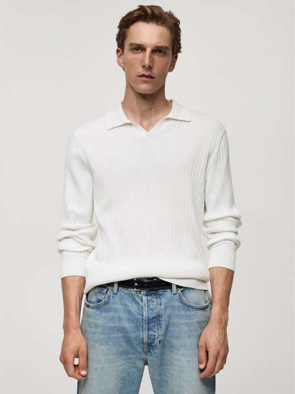 Mango White Sweaters Buy Mango White Sweaters online in India