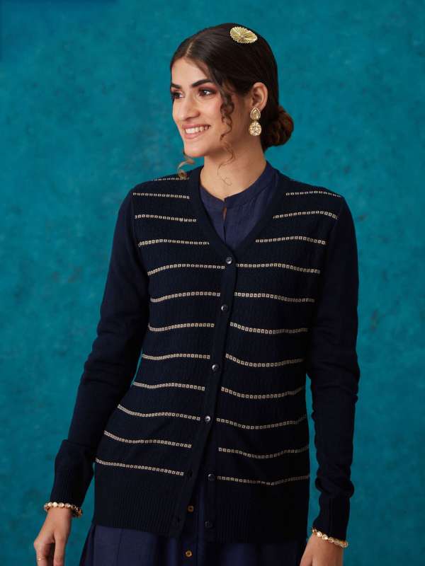 Blue Women Winter Wear Buy Blue Women Winter Wear online in India