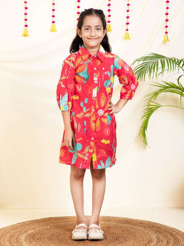 Red herring striped dress on sale