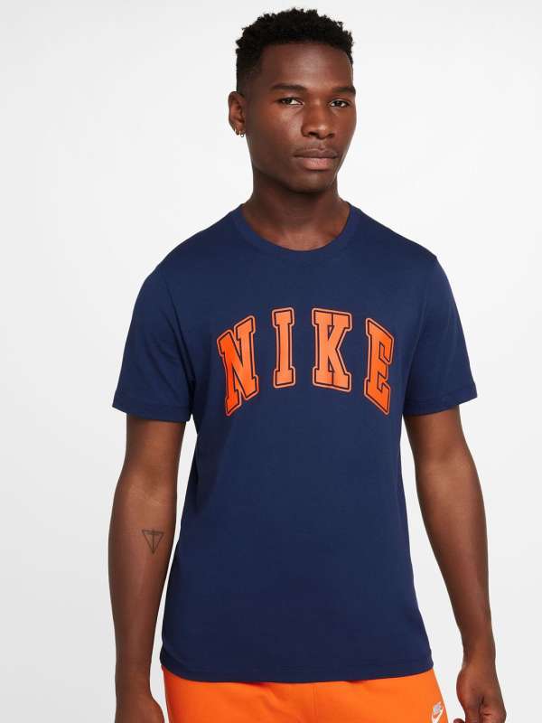 Nike Men Casual Blue Tshirt Buy Nike Men Casual Blue Tshirt online in India