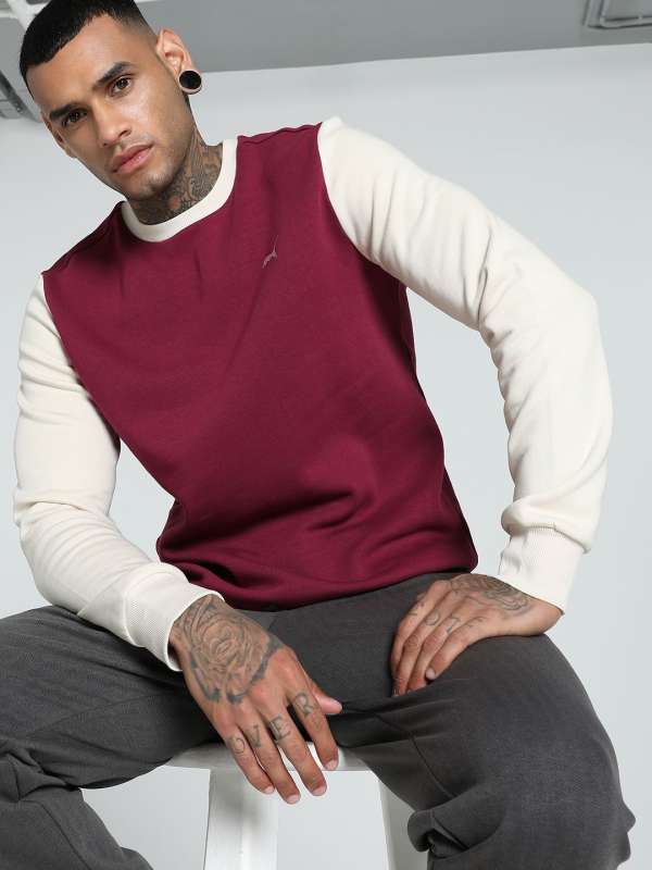 Puma red sweater deals