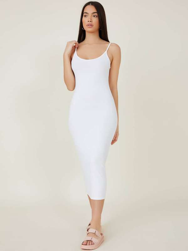 White Women Bodycon Dresses Buy White Women Bodycon Dresses online in India