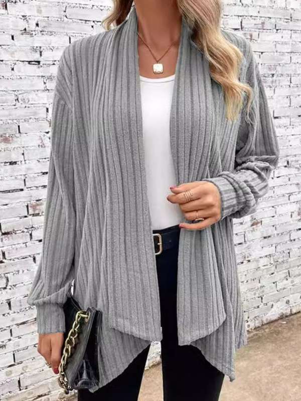 Long striped shrug online
