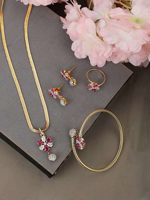 Westside Symbol Plates Ring Earring Pendant Buy Westside Symbol Plates Ring Earring Pendant online in India