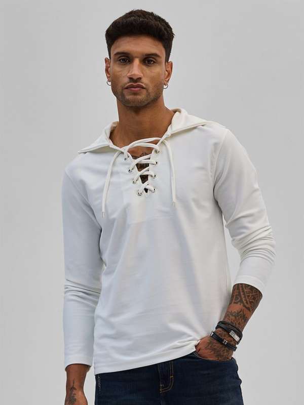 White cap t shirt top