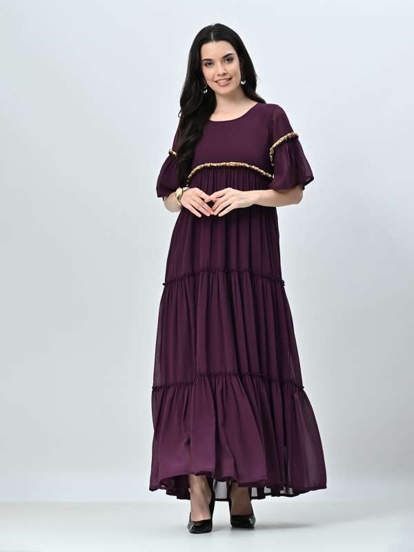 Myntra long frock discount