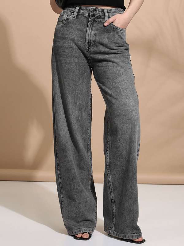 Grey jeans girl online
