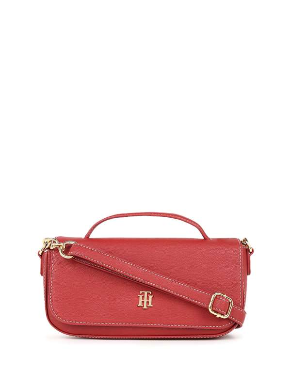 Tommy Hilfiger Red Sling Bag Buy Tommy Hilfiger Red Sling Bag online in India