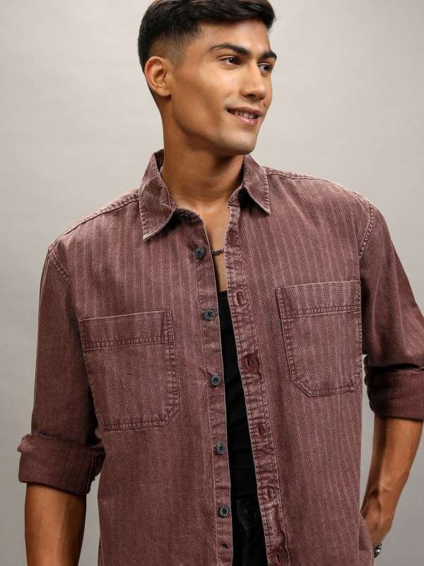 Longline shirt mens india outlet