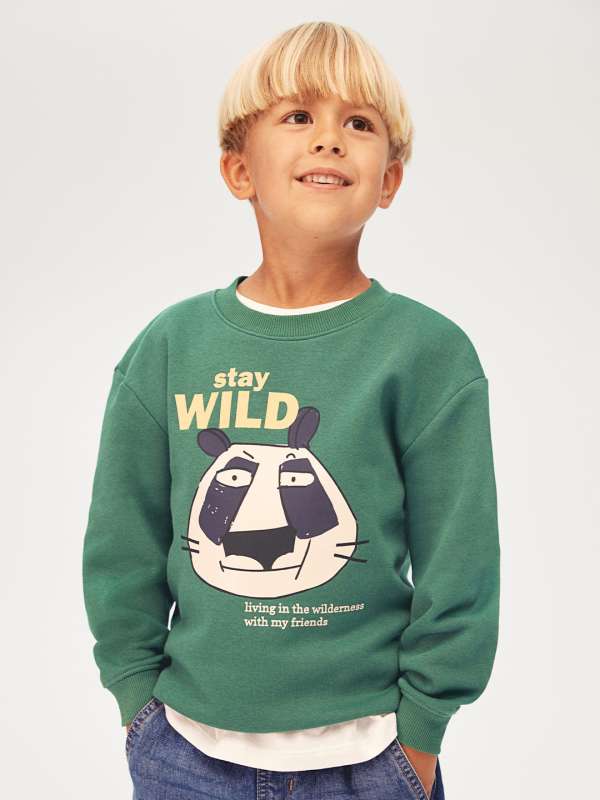 Boy in sweatshirt deals