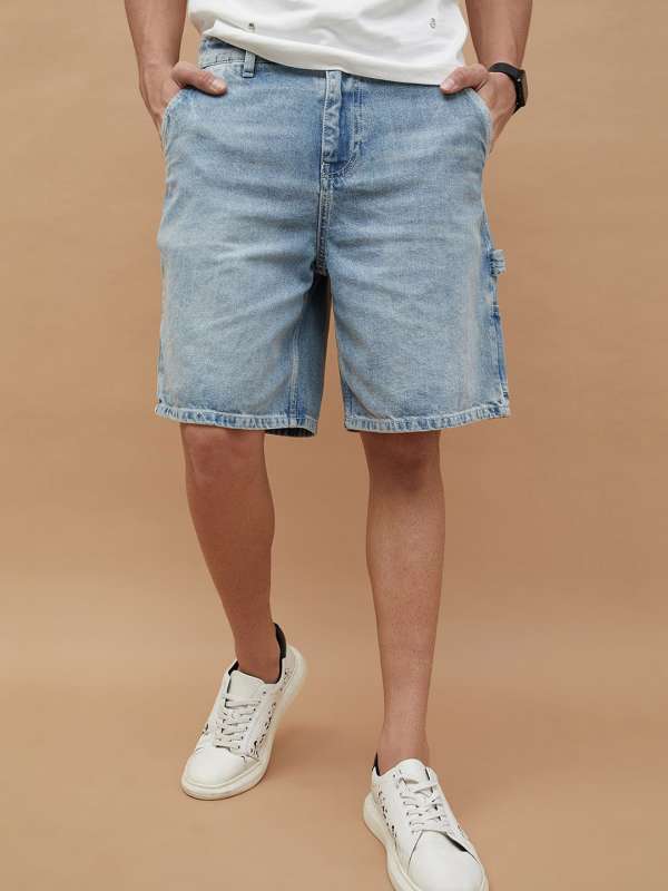 Denim shorts for mens online india top