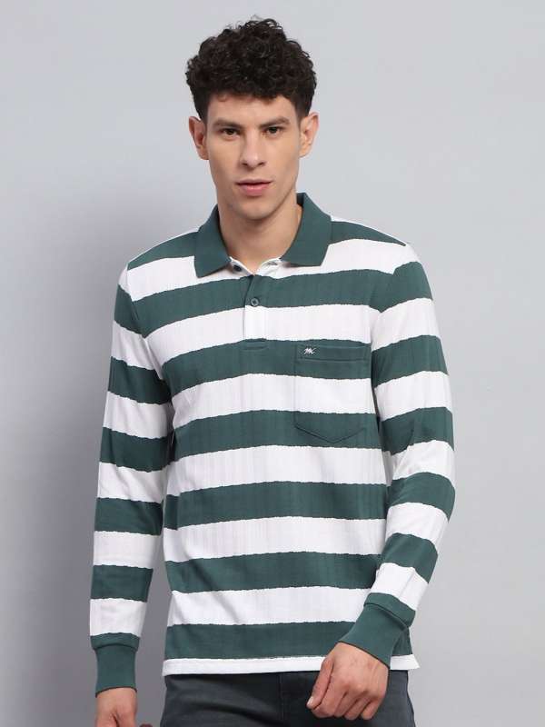 Pullover shirt with collar and pocket shop