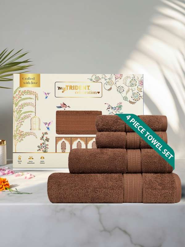 Trident towel set deals