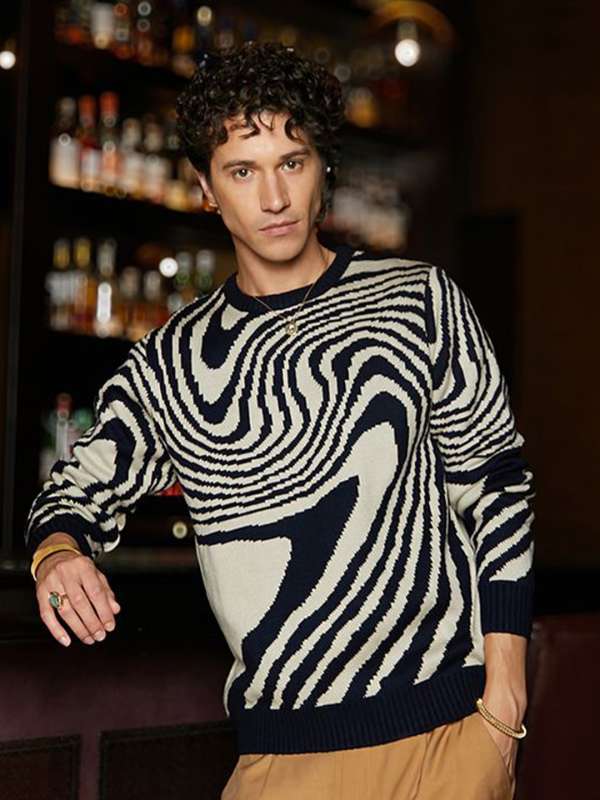 Mens printed pullover clearance