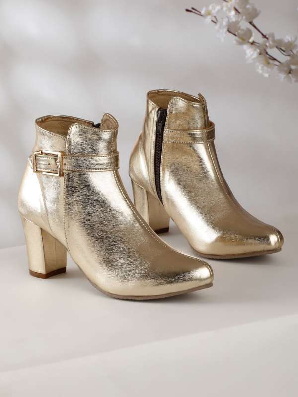Gold Boots Buy Gold Boots online in India