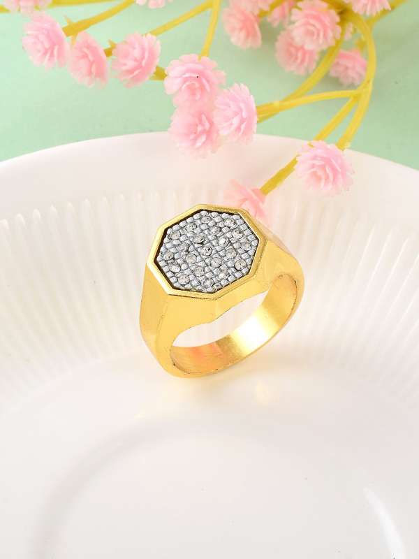 Men Gold Rings Buy Mens Gold Rings Online in India Myntra