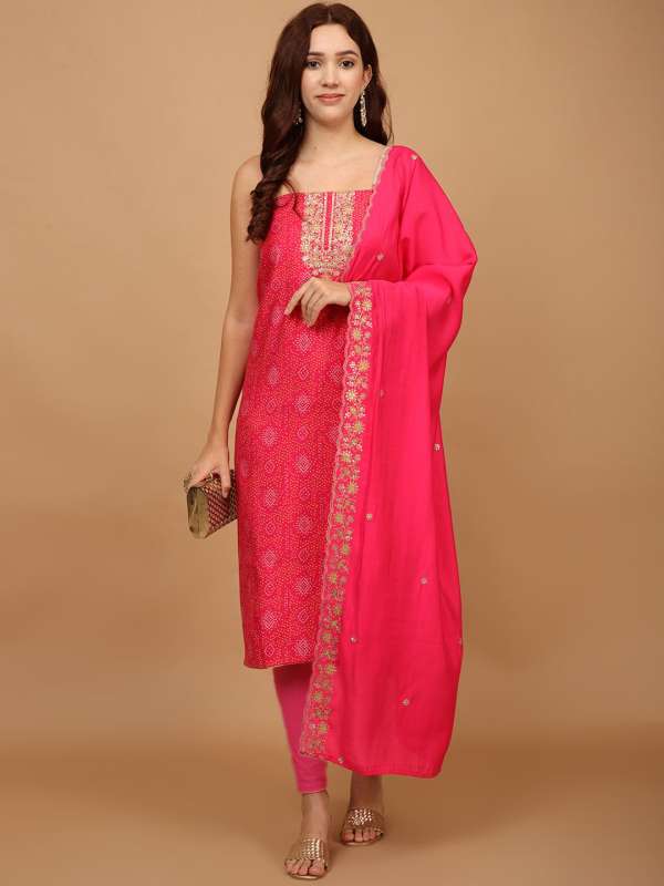Unstitched Churidar Material Buy Unstitched Churidar Material online in India