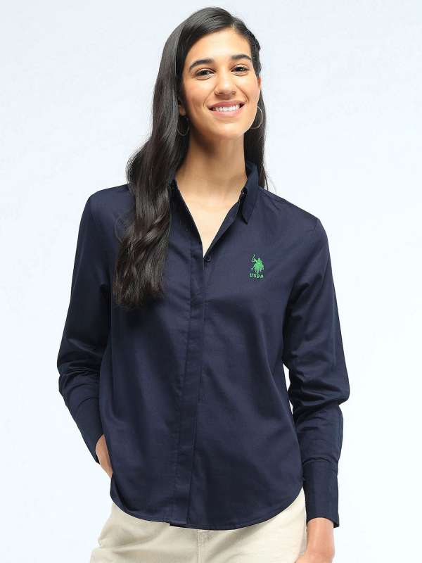 U.s. Polo Assn. Women Cotton Shirts Buy U.s. Polo Assn. Women Cotton Shirts online in India