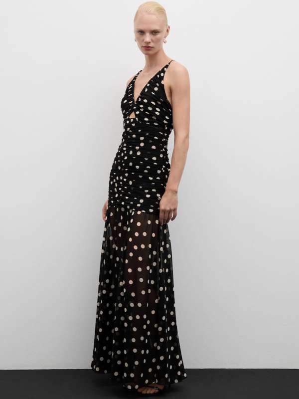 Mango maxi dresses online sales