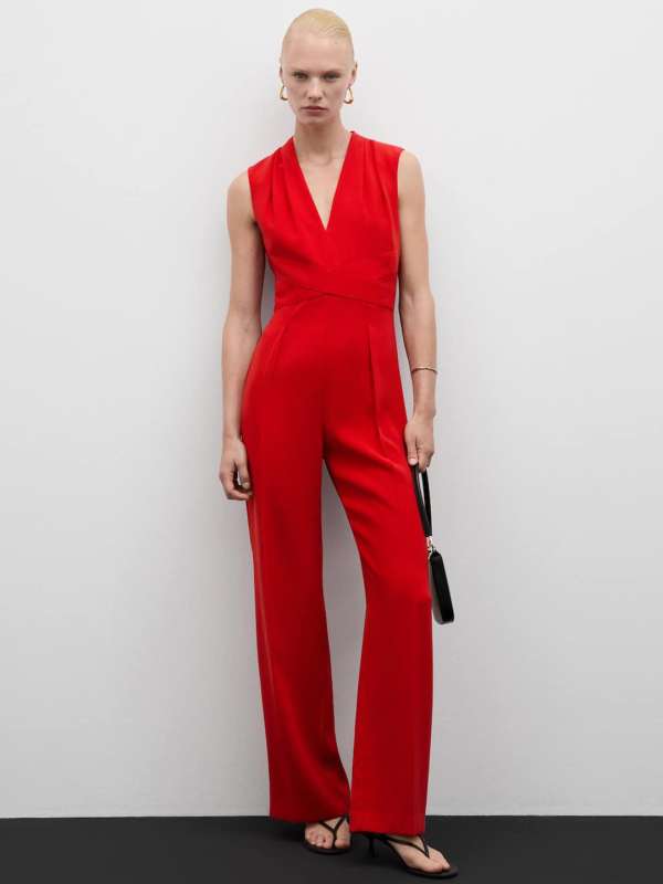 Red Jumpsuit Buy Trendy Red Jumpsuit Online in India Myntra