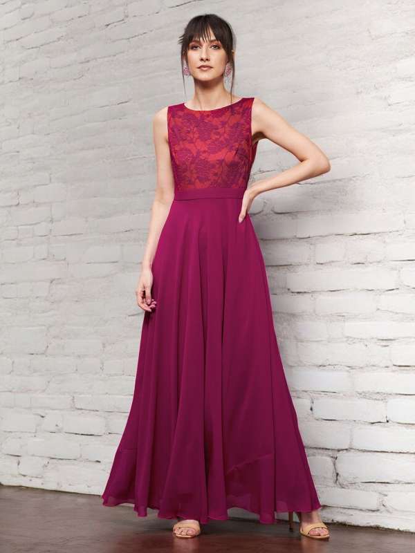 Ladies long dresses online best sale