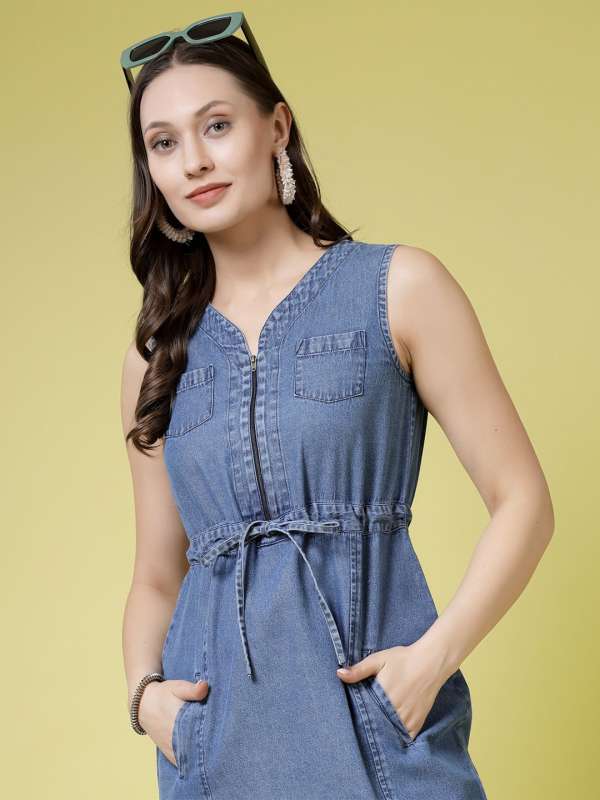 Jabong denim dresses outlet