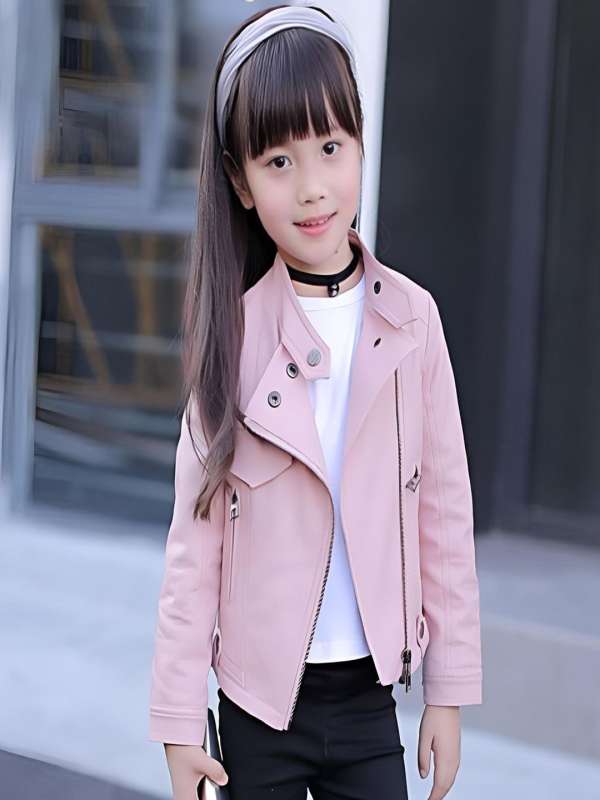 Young girls leather jacket on sale