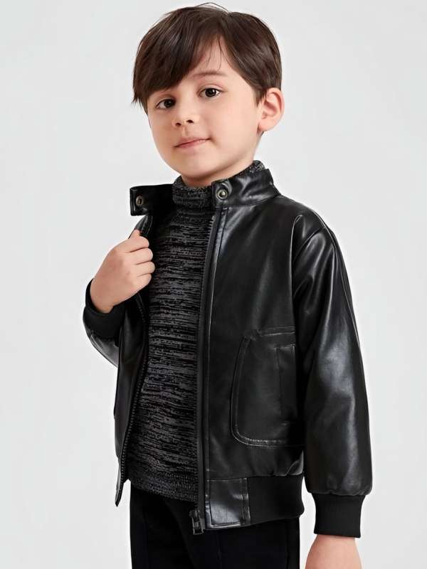 Shop for Kids Leather Jackets Online at Affordable Price Myntra