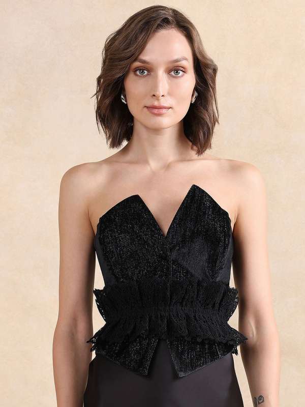 Tube Tops Buy Latest Tube Tops For Women Online Myntra