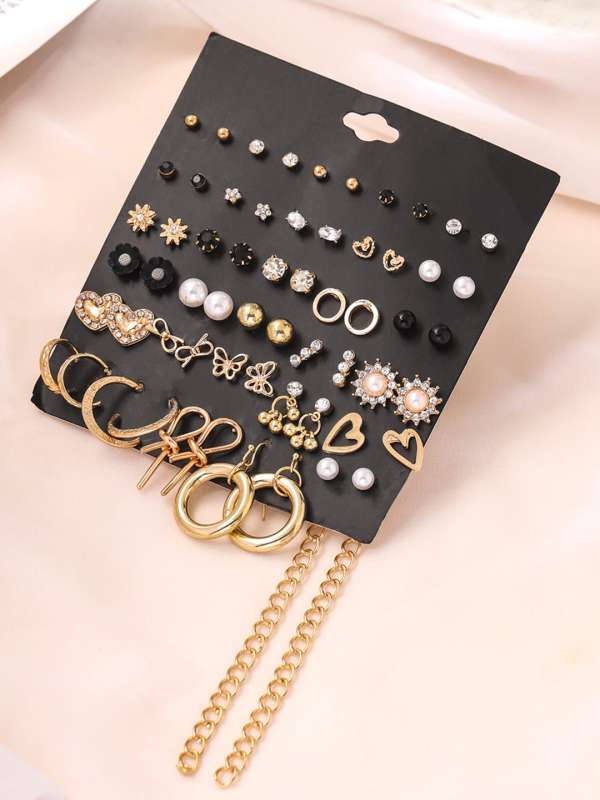 Funky ear studs on sale