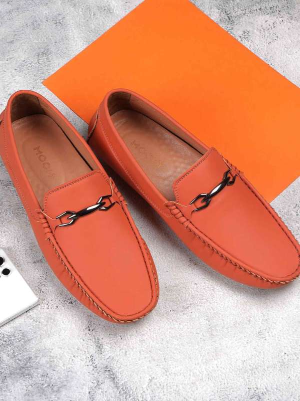 Mens orange casual shoes new arrivals