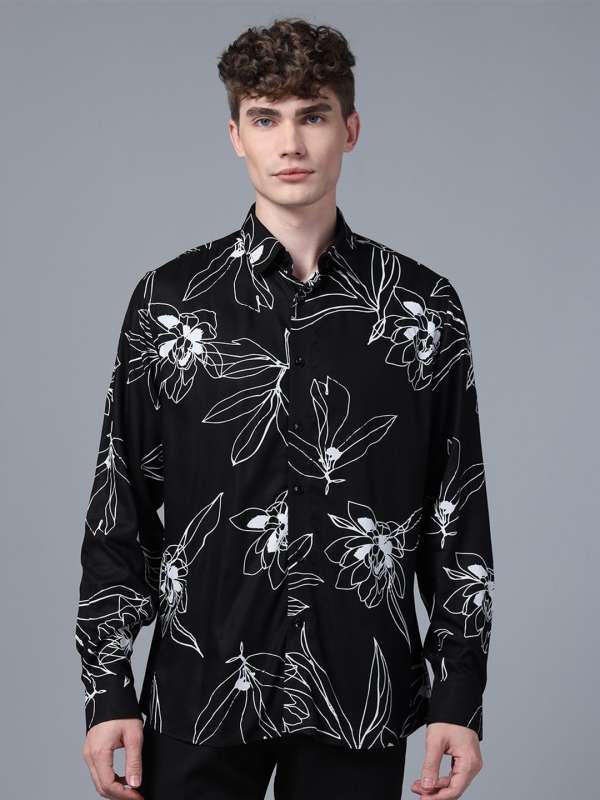 Black party wear shirt 2025