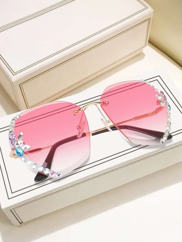 Ladies pink sunglasses sales