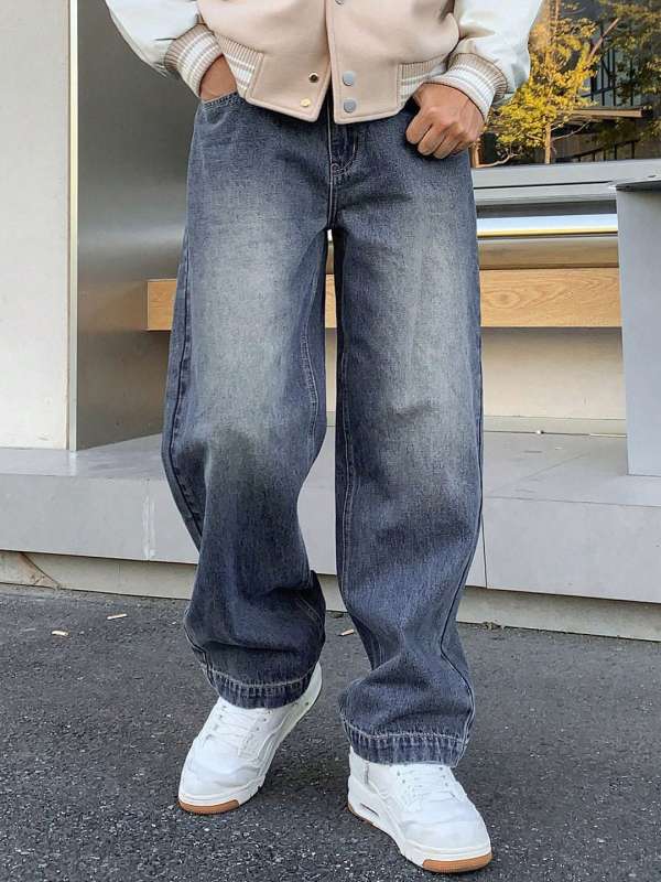 Ripped track jeans sales