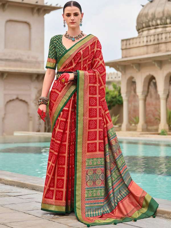 myntra silk saree sale