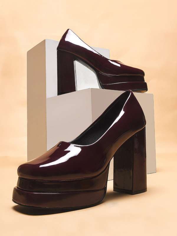Maroon Heels Buy Maroon Heels Online in India