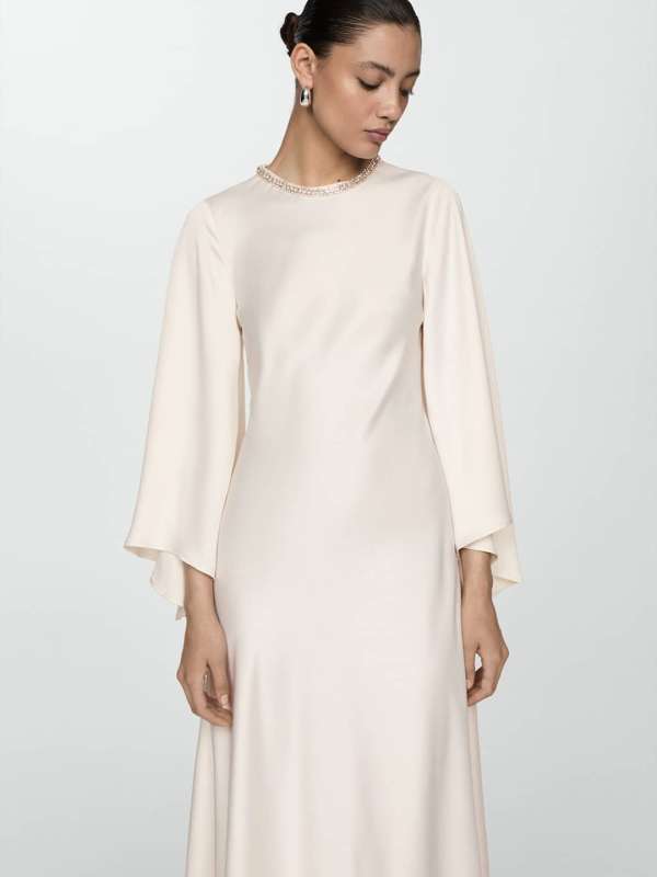Mango long sleeve dress shop