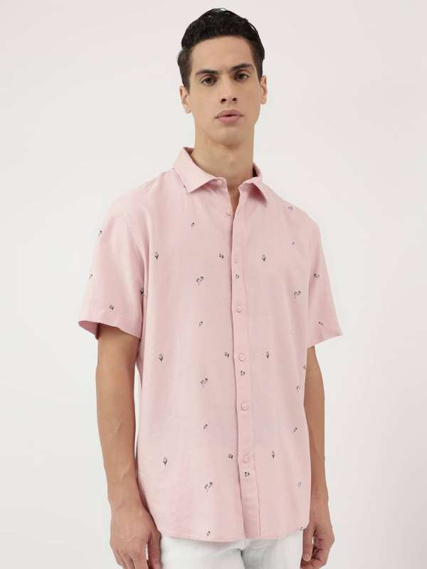 Marks and spencer mens short sleeve casual shirts top