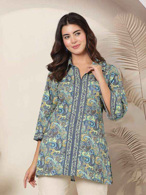 Crepe kurtis online hotsell